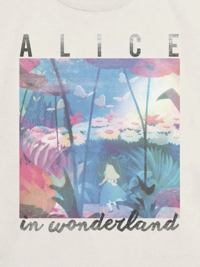 Kids Alice in Wonderland Graphic T-Shirt