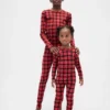 Kids & Baby Organic Brushed Cotton Holiday Pj Set