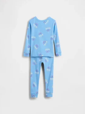 Kids & Baby Organic Brushed Cotton Holiday Pj Set