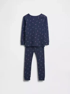 Kids & Baby Organic Brushed Cotton Holiday Pj Set