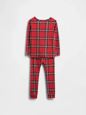 Kids & Baby Organic Brushed Cotton Holiday Pj Set