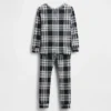 Kids & Baby Organic Brushed Cotton Holiday Pj Set