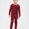 Kids & Baby Organic Brushed Cotton Holiday Pj Set