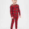 Kids & Baby Organic Brushed Cotton Holiday Pj Set