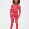 Kids & Baby Organic Brushed Cotton Holiday Pj Set