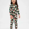 Kids & Baby Organic Brushed Cotton Holiday Pj Set