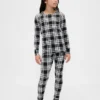 Kids & Baby Organic Brushed Cotton Holiday Pj Set