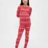Kids & Baby Organic Brushed Cotton Holiday Pj Set
