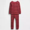Kids & Baby Organic Brushed Cotton Holiday Pj Set