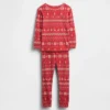 Kids & Baby Organic Brushed Cotton Holiday Pj Set