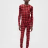Kids & Baby Organic Brushed Cotton Holiday Pj Set