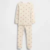 Kids & Baby Organic Brushed Cotton Pumpkin Bear Pj Set