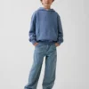 Kids Baggy Stripe Double-Knee Carpenter Jeans