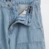 Kids Baggy Stripe Double-Knee Carpenter Jeans