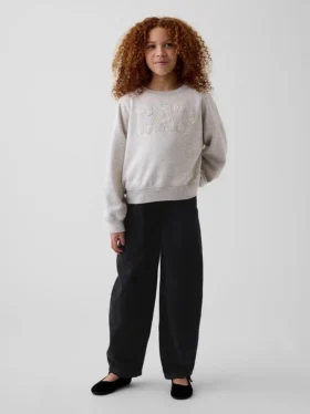 Kids Baggy Taper Jeans
