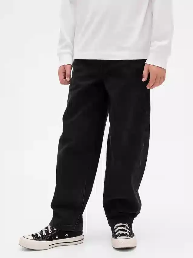 Kids Baggy Taper Jeans