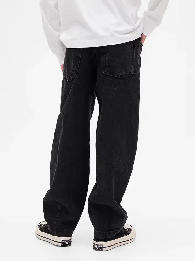 Kids Baggy Taper Jeans