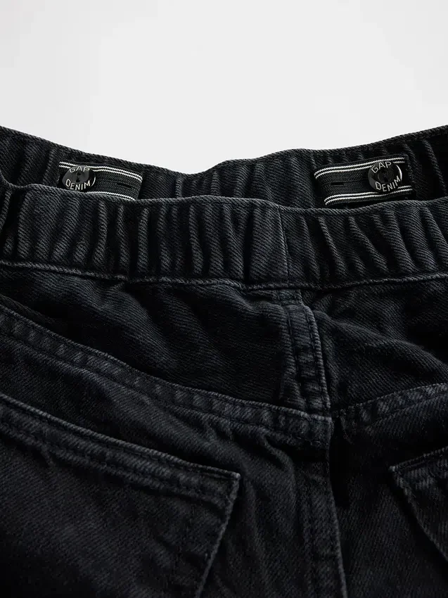 Kids Baggy Taper Jeans