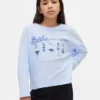 Kids Barbie Oversized Graphic T-Shirt
