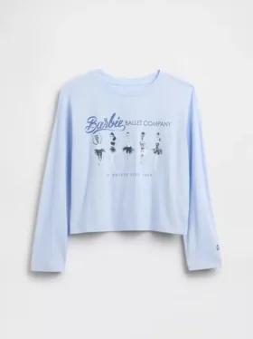 Kids Barbie Oversized Graphic T-Shirt