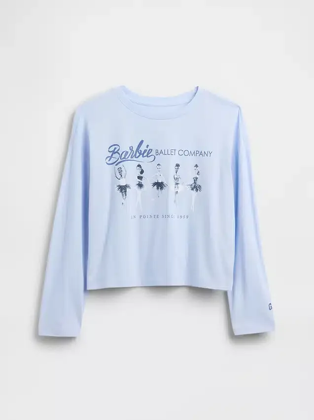 Kids Barbie Oversized Graphic T-Shirt