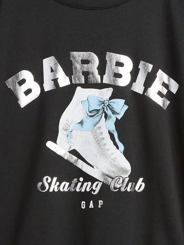 Kids Barbie Oversized Graphic T-Shirt