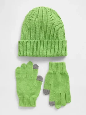 Kids Beanie & Gloves Set