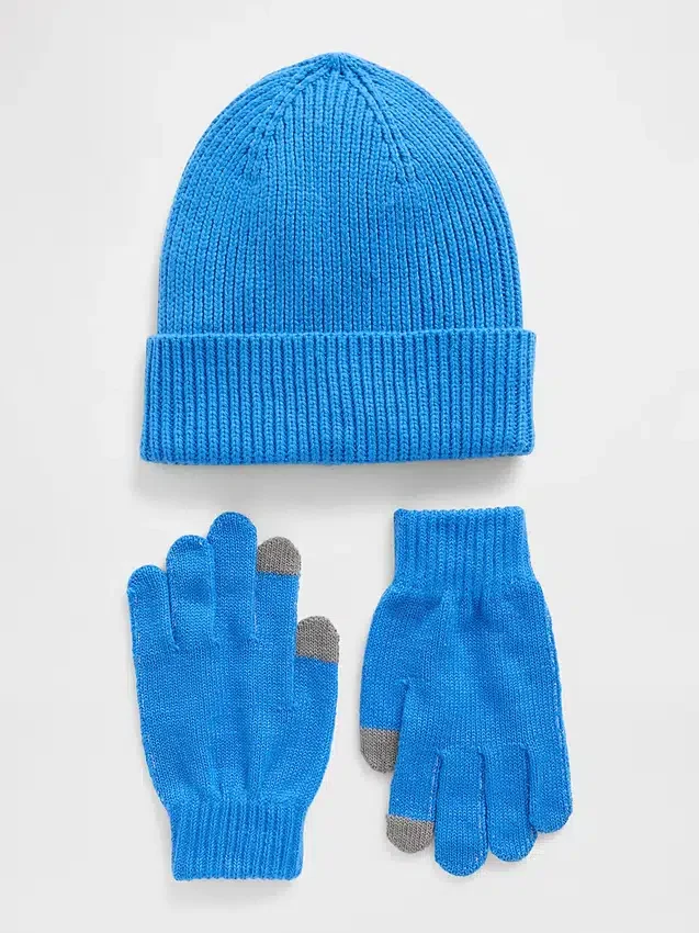 Kids Beanie & Gloves Set