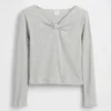 Kids Bow-Neck T-Shirt