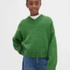 Kids Boxy V-Neck Sweater