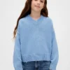 Kids Boxy V-Neck Sweater