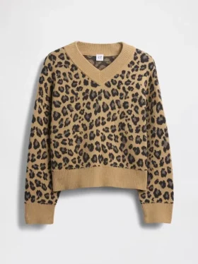 Kids Boxy V-Neck Sweater