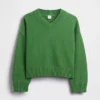 Kids Boxy V-Neck Sweater