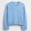 Kids Boxy V-Neck Sweater