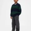 Kids Brushed Cargo Baggy Taper Pants