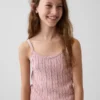 Kids Cable-Knit Sweater Cami