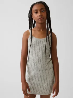 Kids Cable-Knit Sweater Cami