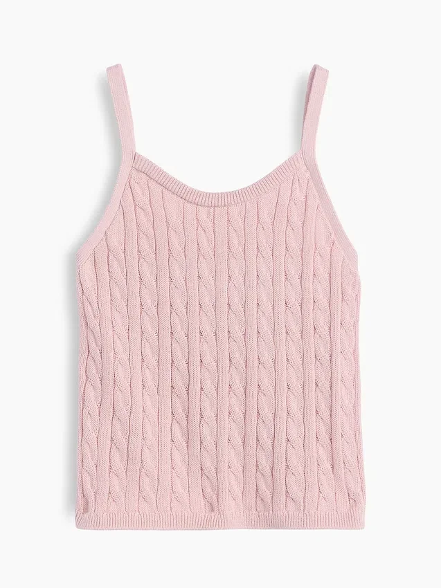Kids Cable-Knit Sweater Cami