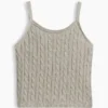 Kids Cable-Knit Sweater Cami