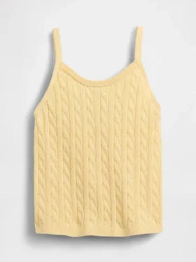 Kids Cable-Knit Sweater Cami