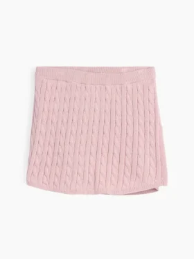 Kids Cable-Knit Sweater Skort