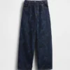 Kids Camo Easy Baggy Jeans