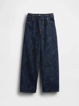 Kids Camo Easy Baggy Jeans