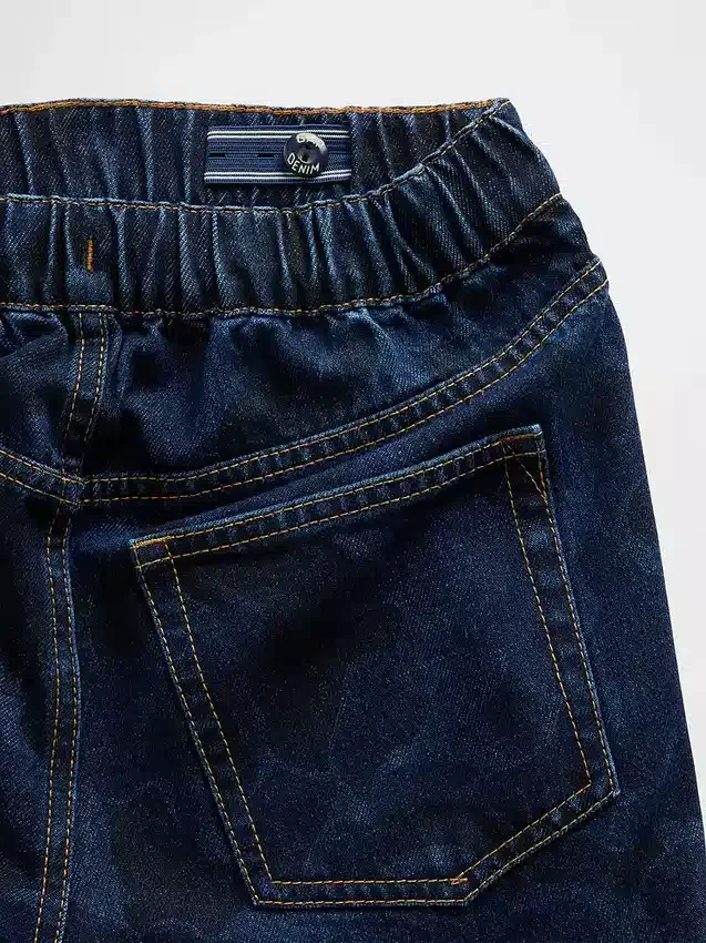 Kids Camo Easy Baggy Jeans