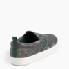Kids Canvas Camo Slip-On Sneakers