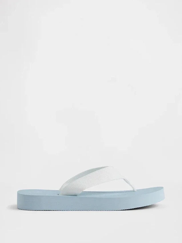 Kids Canvas Flip Flops
