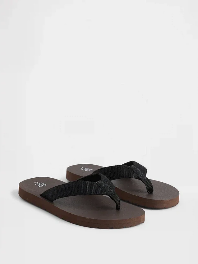 Kids Canvas Flip Flops