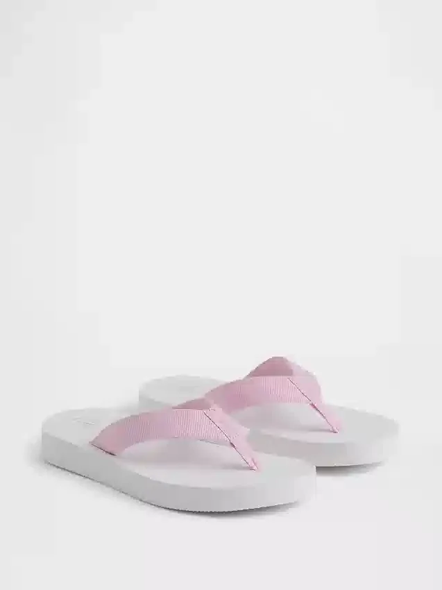 Kids Canvas Flip Flops