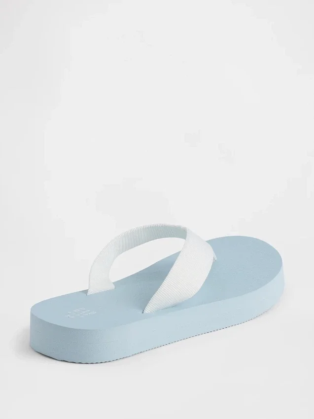 Kids Canvas Flip Flops