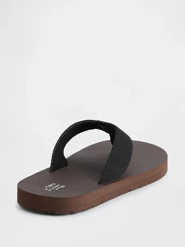 Kids Canvas Flip Flops
